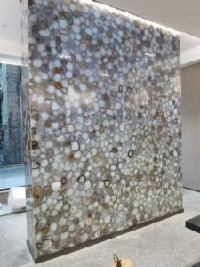 UnionStone Custom Polished <b>Large</b> Solid Natural Fantasy Backlit Semi Precious Translucent Stone Gemstone Brown Bathroom Kitchen - Product Image 6