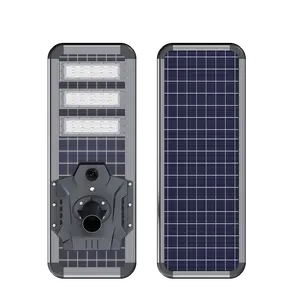 Modernes neues Design Solar-Straßenbeleuchtung Outdoor LED IP65 Beleuchtung 150 W 200 W 300 W All-In-One Solar-Straßenbeleuchtung mit Fernbedienung