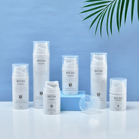 Flacons pompe sans air blancs de 30 ml, 50 ml, 80 ml, 100 ml, 120 ml, 150 ml pour crème visage, émulsion, lotion