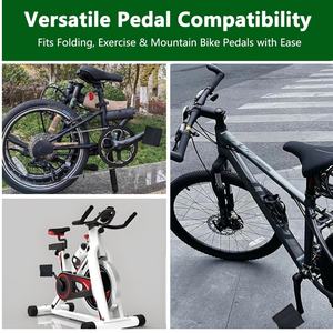 Chaussettes de pédale de vélo en néoprène durable, manchons de pédale, coussin de protection, noir, installation facile pour vélos de route et de montagne, rénovation/mise à niveau - Product Image 6