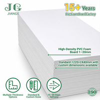 Jianguan OEM - Tablero de Espuma de PVC Rígido de Alta Densidad, Color Blanco Estándar, 1220*2440 mm, Tablero de PVC Celuka, Lámina de Espuma para Muebles y Gabinetes