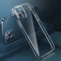 Funda Protectora de Silicona TPU Transparente Antiamarilla para iPhone 17 Pro Max, iPhone 15, 14, 13, 12, 11 Plus, Venta al Por Mayor