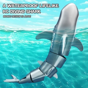 RC Shark T14 Mini High Simulation Remote Control Diving Shark <b>Swimming</b> Pool Fishbowl <b>Toys</b> Birthday Gifts for Kids - Product Image 5