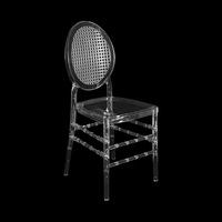 Chaise d'extérieur moderne et minimaliste en PC rotatif style bambou du fabricant de Foshan pour mariages - Vente directe usine