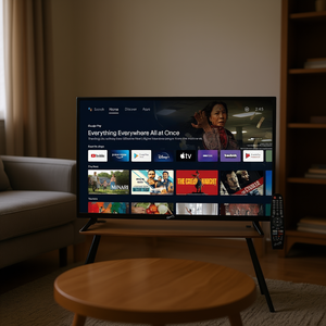 DLED Smart HDTV de 24 pulgadas compatible con Google Assistant ACDC para uso portátil con sistema ATSC y NTSC - Product Image 2