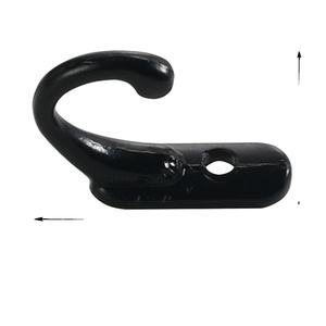 Crochet mural moderne en alliage de zinc à trou unique, design détachable, glissière à amortisseur unique pour suspendre les vêtements - Product Image 1