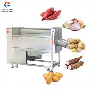 MSTP-500 Automatic <b>Brush</b> Potato Washing Peeling and Polishing Machine Potato Peeling Machine - Product Image 1