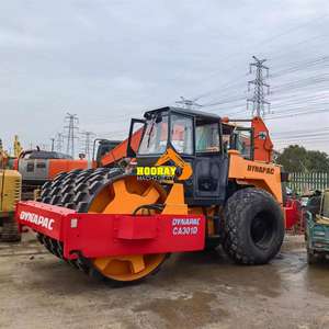 รถบดถนนแบบล้อเหล็กคู่สั่นสะเทือน Dynapac CA301D เครื่องยนต์ DEUTZ กำลังสูง เครื่องจักรก่อสร้างสำหรับบดอัดดิน - Product Image 4
