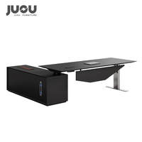 Bureau de direction moderne, poste de travail ergonomique, bureau de direction électrique réglable en hauteur, mobilier de bureau