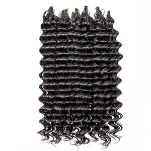 Extensiones de <span class=keywords><strong>Cabello</strong></span> Humano Pre-Separadas con Ondas Profundas Tipo Pluma, 100% <span class=keywords><strong>Cabello</strong></span> Humano Natural <span class=keywords><strong>para</strong></span> Trenzas, Ondas de Agua, Línea Pluma - Product Image 2