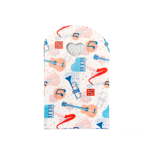 Bolsa de Compras Reutilizable <span class=keywords><strong>HOYO</strong></span> de 13 x 21 cm (5.1 x 8.3 Pulgadas) con Diseño Floral <span class=keywords><strong>Azul</strong></span> Elegante, Flores Vibrantes al Estilo Acuarela y Asa en Forma de Corazón - Product Image 3