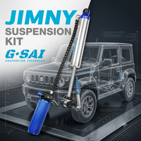 Amortisseur à azote réglable 2 voies, 4 tubes lisses, amortissement souple et rigide, remplacement direct pour Suzuki Jimny JB43 JB53 JB64 JB74