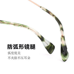 Montures de lunettes ovales Guoda en résine, monture complète, anti-lumière bleue, unisexe, design hexagonal, référence 912 - Product Image 1