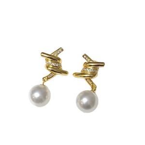 อุปกรณ์ทำเครื่องประดับมุก DIY รุ่น WENCHI 22473 ต่างหูเงินแท้ S925 แบบถาดเปล่า สำหรับใส่ลูกปัดทรงกลมขนาด 9-13 มม. - Product Image 4