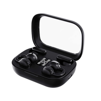Nuevos Auriculares Inalámbricos 2 en 1 con Clip para Oreja, BT 5.4, Sonido Estéreo de Alta Calidad, Larga Duración, LED Digital, Q10