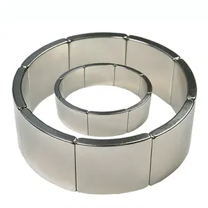 Balin Factory Price N52 Semi Circle Neodymium Magnet,Arc <strong>Segment</strong> Half Round Semi Circle Trapezoid <strong>Curved</strong> Neodymium Magnet - Product Image 1