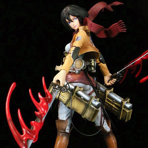 Figuras De 33CM GK Attack Mikas Ackerman Figura Battle Damage <span class=keywords><strong>Ver</strong></span>. Para figuritas coleccionables Juguetes Figuras De Anime - Product Image 2