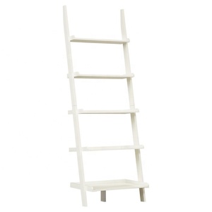 <strong>French</strong> Decorative Stand Book <strong>Shelf</strong> Modern White MDF Wooden Ladder Bookcase Bookshelf - Product Image 4