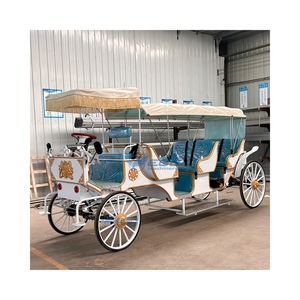 Carruaje de Princesa 2024 para Exposiciones, Bodas, Carruaje Real con Caballos, Carruaje Eléctrico para Paseos Turísticos - Product Image 1