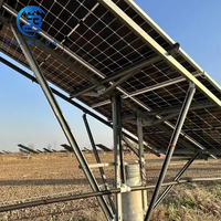 Sistema di Montaggio a Terra per Pannelli Solari a Colonna Singola, Struttura di Fondazione PV Robusta e Durevole, Facile Installazione