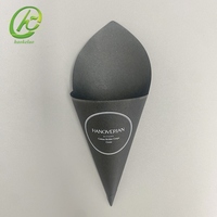 Haokelao Disposable Kraft Paper Cone for Ice Cream French Fries Snack Food Chip Cones-for Lollipops and Noodles