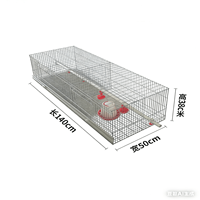 Cage d'élevage de type A pour poulets, directement de l'usine, système de pouponnière portable facile à assembler pour petites exploitations
