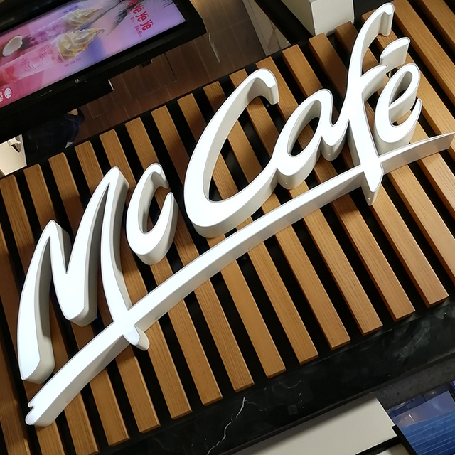 Outdoor Led Big Illuminated  Advertising Letter Signs 3D Lighting Volumetric Signage