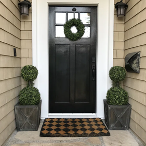 Rétro Vintage Pin Bois carré Grande Jardinière Surdimensionnée Boîte de Jardinière en Bois en forme de X surélevée pour l'extérieur ou votre salon - Product Image 5