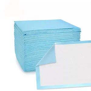 Custom Super Absorbent Blue Hospital Medical Adult Disposable Bed Pad Underpads