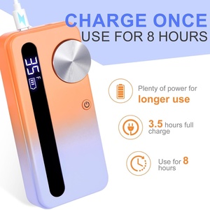 Taladro Eléctrico Profesional para Uñas de Plástico 35000 RPM, Lima de Uñas con 12 Puntas, Antivibración, Inalámbrico, Recargable por USB, Pantalla LCD, Para Uso Doméstico - Product Image 3