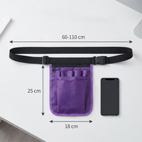 Sac de ceinture organisateur d'outils pour infirmière, pochette médicale en polyester, sac bandoulière pour le travail clinique