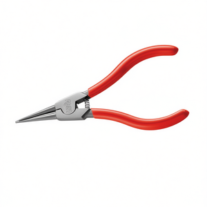 Alicates de punta fina 128 C con mangos rojos y punta de precisión para reparación de electrónica - Product Image 2