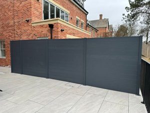 Chất lượng cao tùy chỉnh hiện đại hàng rào nhôm vườn/hồ bơi/sân thượng/sân sau tư nhân màu đen Nhôm hàng rào giá - Product Image 3