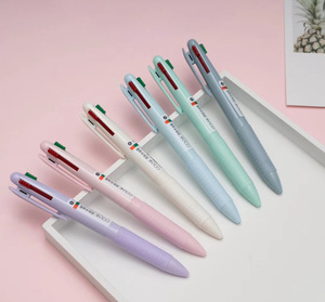 Mới Nhất Dễ Thương Khuyến Mại Bút Nhà Cung Cấp Mịn Macaron Đa Chức Năng Bốn Màu Bút Bi Để Viết - Product Image 3