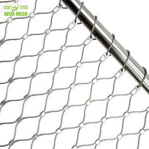 Câble métallique en acier inoxydable flexible et haute résistance Construction Escalade Enceinte tissée Clôture de zoo Filet de sécurité Maille de câble - Product Image 1