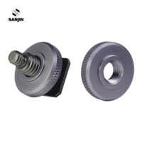 Adaptateur de fixation pour flash DSLR 1/4'' avec vis de montage 3/8 à 1/4 pour trépied et caméra numérique