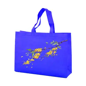 Reusable Foldable Shopping Bag Eco Friendly Pp Nonwoven Bag Promotional Pp Ultrasonic Non Woven Bag For Shopping
