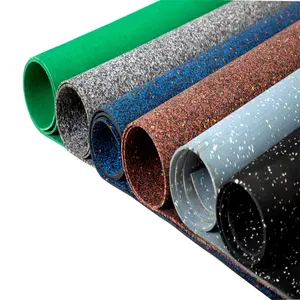 Factory Price Durable 6mm Rubber Sports Mats Protective Flooring Rubber Rolls