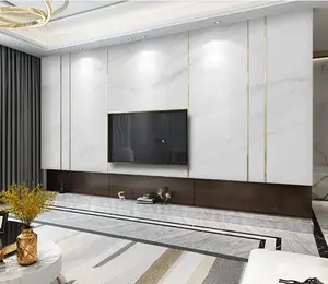 Nuevo diseño baijiaxiang panel de pared de mármol carbón de bambú tablero de pared de madera mármol patrones infinitos tablero de pared