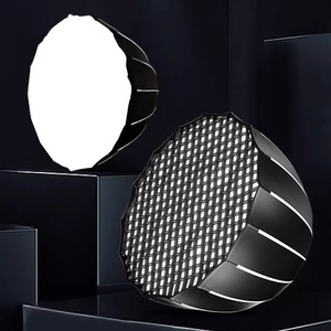 Boîte à lumière octogonale portable de 70 cm avec grille nid d'abeille, diffuseur double couche, fixation rapide Bowens pour flashs de studio et éclairages stroboscopiques - Product Image 1