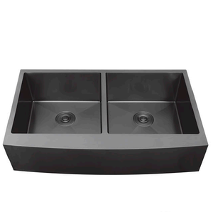 Nuovo Lavello da <span class=keywords><strong>Cucina</strong></span> Stile Rustico 33x21 pollici in Acciaio Inossidabile Calibro 18, Vasca Singola Quadrata Spazzolata con Frontale a Grembiule, Stile Fattoria, Angolare - Product Image 3