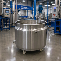 Homogénéisateur émulsifiant à cisaillement haute vitesse 3 KW 220V pour laboratoire, moteur AC, levage électrique, SUS304, capacité 200L, mélange de produits alimentaires et chimiques