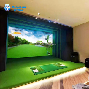 Raisefun Indoor Sport Entertainment Apparatuur Golf Simulator Fabriek Prijs Voor Kleine Bedrijven Game Center Office Familie - Product Image 1