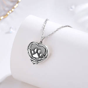 Merryshine 925 sterling argento urna ceneri gioielli delle donne custode ali di angelo del pendente della collana - Product Image 5