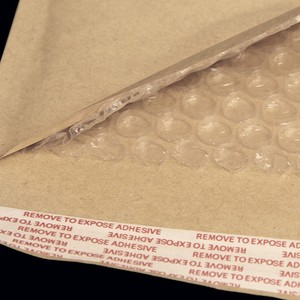 Sac d'expédition écologique biodégradable imprimé sur mesure A3 <span class=keywords><strong>A4</strong></span> A5, papier kraft blanc recyclé, <span class=keywords><strong>enveloppe</strong></span> rembourrée à bulles - Product Image 3