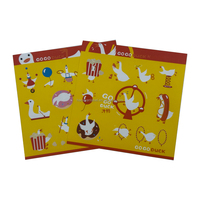 Étiquettes de dessins animés Haoxuan, autocollants en vinyle découpés à la forme, imperméables, pour produits pour enfants, cadeaux promotionnels et emballages