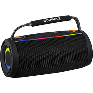 Водонепроницаемая портативная акустическая система IPX6 с 10-дюймовым сабвуфером, 2.0-канальная, для улицы, с поддержкой TF-карт, беспроводная, с RGB LED подсветкой, на аккумуляторе, подарок - Product Image 6