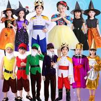 Beliebtes Komfort-Luxus-Kostüm Sieben Zwerge und Schneewittchen Halloween-Film-Cosplay-Partykostüm
