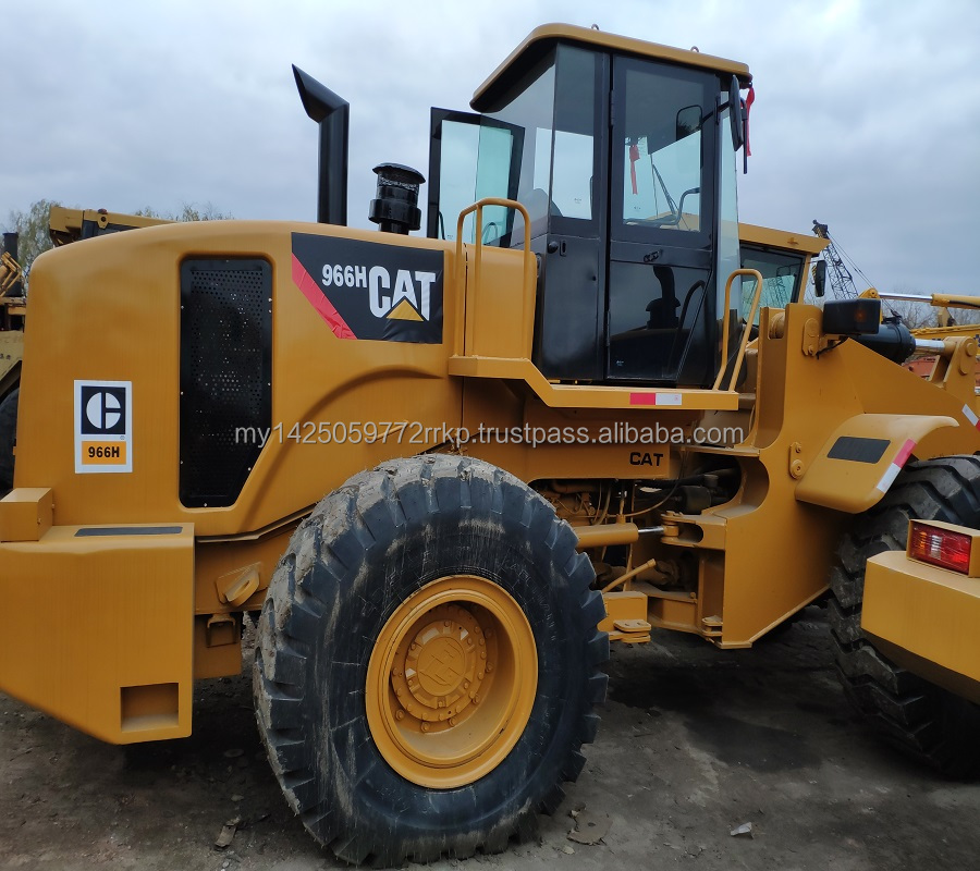 Б/у колесные погрузчики caterpillar 966H 950E D H 936E H 980H G, оригинальный японский двигатель 966h, высокая мощность