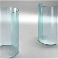 Cloison de bureau contemporaine simple sans cadre Paravent en verre pleine hauteur Séparateurs de pièces Tailles personnalisables Nouveau